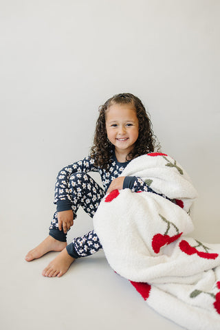 Cherry Plush Blanket
