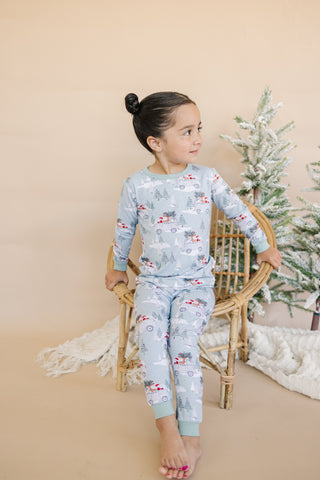 Cruisin' to Christmas 2pc Bamboo Pajamas *12-18m left