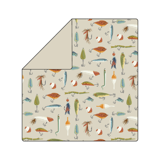 Gone Fishing Muslin Swaddle