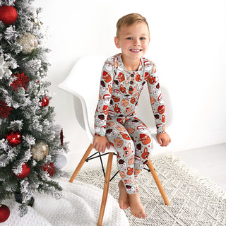 Rudolph Two Piece Matching Christmas Toddler Pajamas