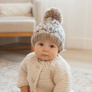 Fairisle Pebble Beanie Hat Baby & Kids