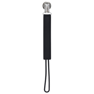 Classic Black All Silicone One Piece Pacifier Clip