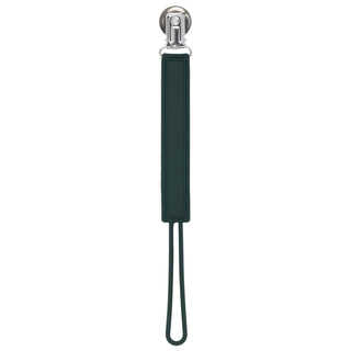 Classic Hunter Green All Silicone One Piece Pacifier Clip