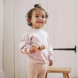 Soft Violet Sweatshirt Set