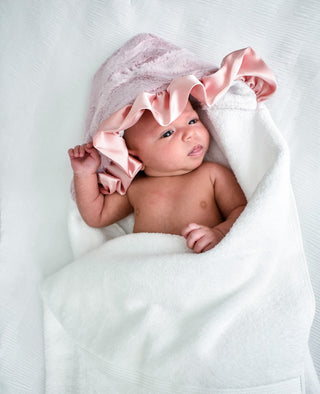 Dusty Pink | Luxe Hooded Baby Bath Towel