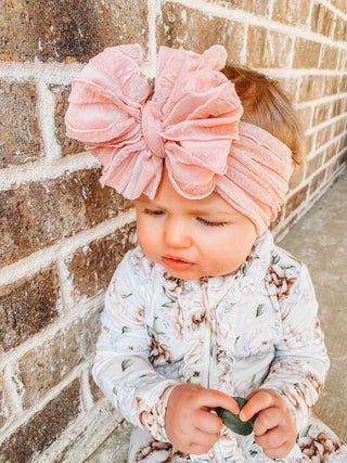 Floral Dreams | Bamboo Ruffle Baby Footie