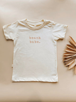 Beach Babe Clay Organic Cotton Short Sleeve Toddler T-Shirt