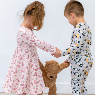 Vintage Racecars 2-Piece Pajama Set
