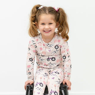 Tractors and Cows Pajama Set