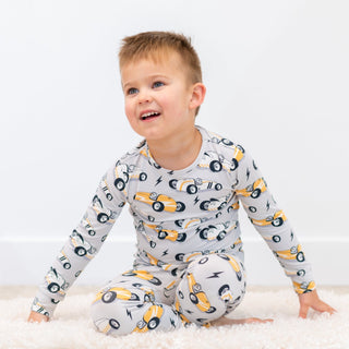 Vintage Racecars 2-Piece Pajama Set