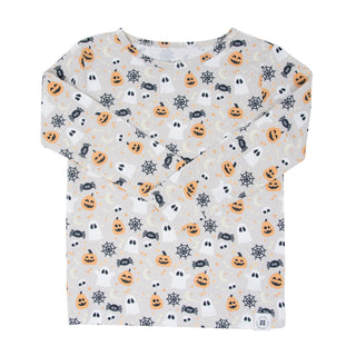 Pajama Set with Ghosts and Pumpkins