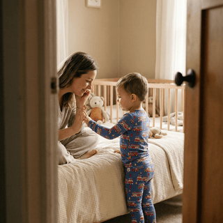 Blue Fire Truck Big Kid Pajama