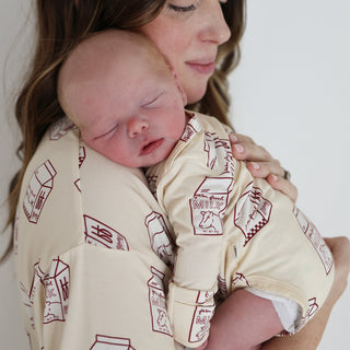 Women's Boxy Tee Lounge Set | Milk
