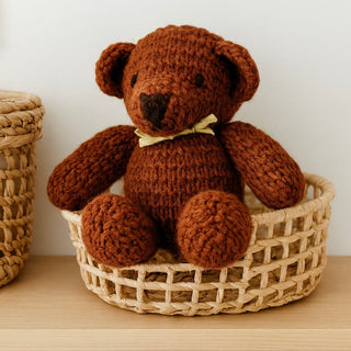 Wool Knit Buddy  | Bree the Brown Bear