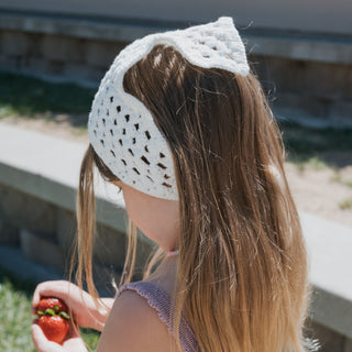 Knit Head Scarf | Cloud