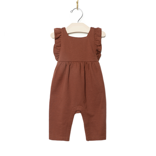 Cinnamon Flutter Overall | Cotton | 0-24m