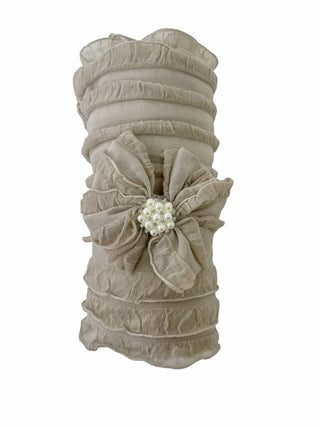 Swaddle Wrap and Skinny Mini Pearl Headband Set