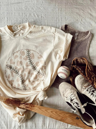 Cheetah Baseball Tee