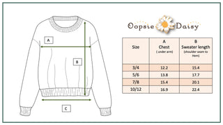 Harper White Daisy Sweater