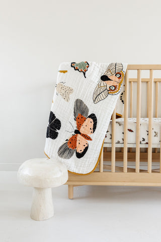 Butterfly Migration Crib Sheet