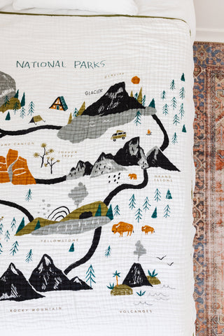 National Parks Throw Blanket