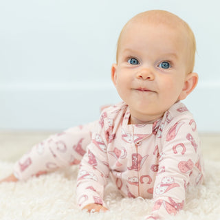 Pink Western Boots Convertible Romper