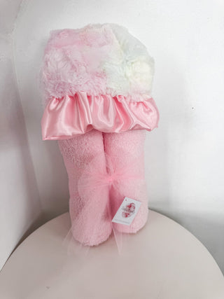 Cotton Candy | Luxe Hooded Baby Bath Towel