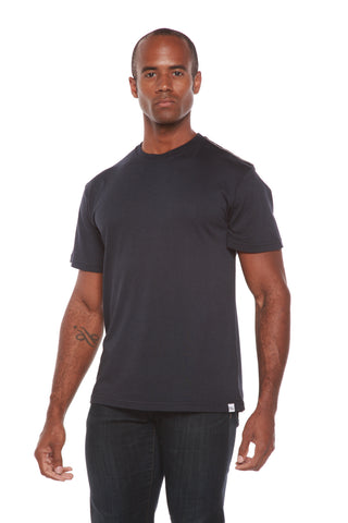 Custom Printed Men's Bamboo Viscose/Organic Cotton Short Sleeve T-Shirt