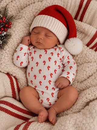 Knit Santa Hat, Red