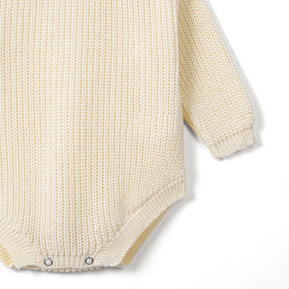 100% Cotton Classic Baby Knit Romper