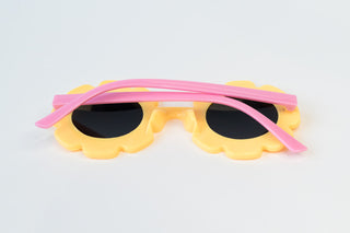 Toddler & Kid Daisy Sunglasses - Yellow & Pink