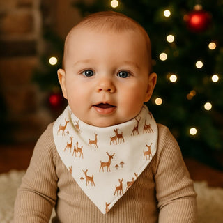 kerchief bib | deer to my heart
