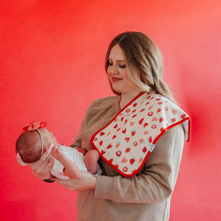 3 Pack Premium Burp Cloths - Clementine