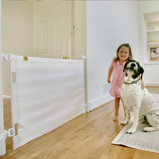 Crypton® Fabric Baby & Pet Safety Gate – Stylish, Stain-Resistant, PFAS-Free