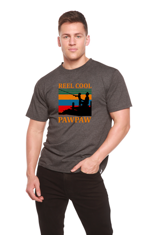 Real Cool Pawpaw Men's Bamboo Viscose/Organic Cotton Short Sleeve Printed T-Shirt