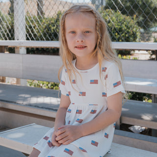 Bamboo T-Shirt Dress | Americana Ribbed