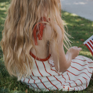 Knit Dress | Picnic Pinstripe
