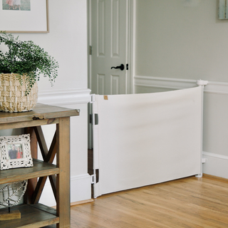 Crypton® Fabric Baby & Pet Safety Gate – Stylish, Stain-Resistant, PFAS-Free