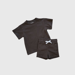 Child Short Set | Espresso