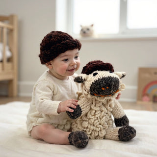 Wool Knit Buddy  | Sawyer the Sheep