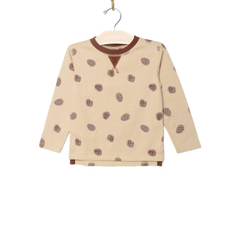Pinecone Whistle Patch Tee | Cotton | 2-6y