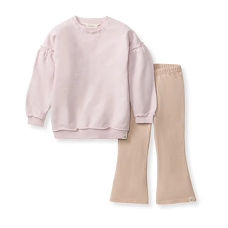 Soft Violet Sweatshirt Set