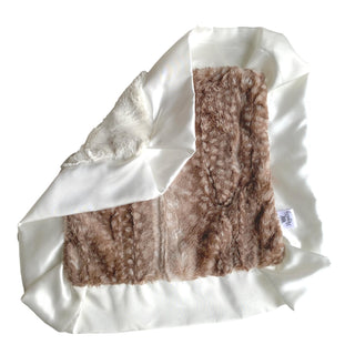 Fawn Ivory Straight | Luxe Baby Security Lovie