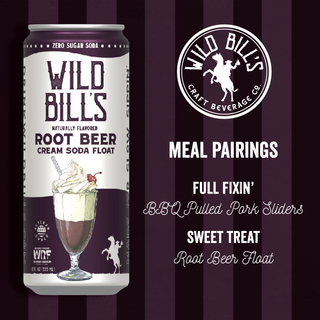 Root Beer: Zero Sugar Soda, Clean Ingredients 12oz Can
