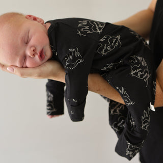 Bamboo Zip Pajamas | Flaming Hearts