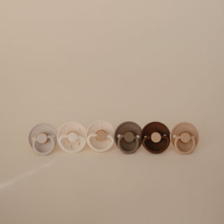 FRIGG Natural Rubber Pacifier 6-Pack