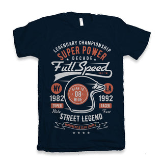 Full Speed Super Men's Bamboo Viscose/Organic Cotton Short Sleeve Graphic T-Shirt