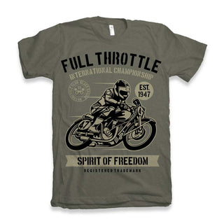 Fuul Throttle Men's Bamboo Viscose/Organic Cotton Short Sleeve Graphic T-Shirt