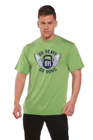 GO HEAVY Men's Bamboo Viscose/Organic Cotton Short Sleeve Graphic T-Shirt