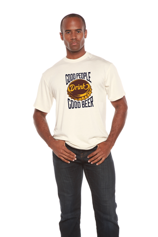 Good People Men's Bamboo Viscose/Organic Cotton Short Sleeve Graphic T-Shirt